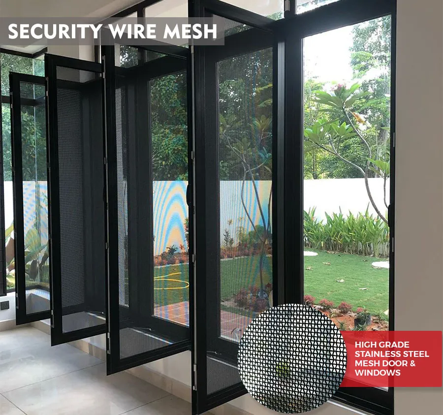 Stainless Steel Mesh Security Screen