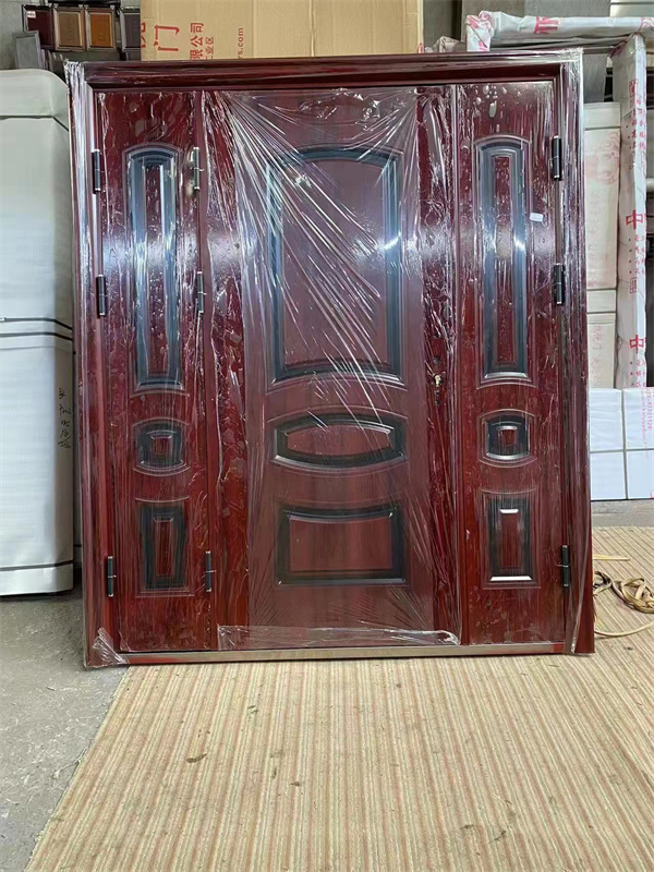 Security Glass Metal Door Oval Glass