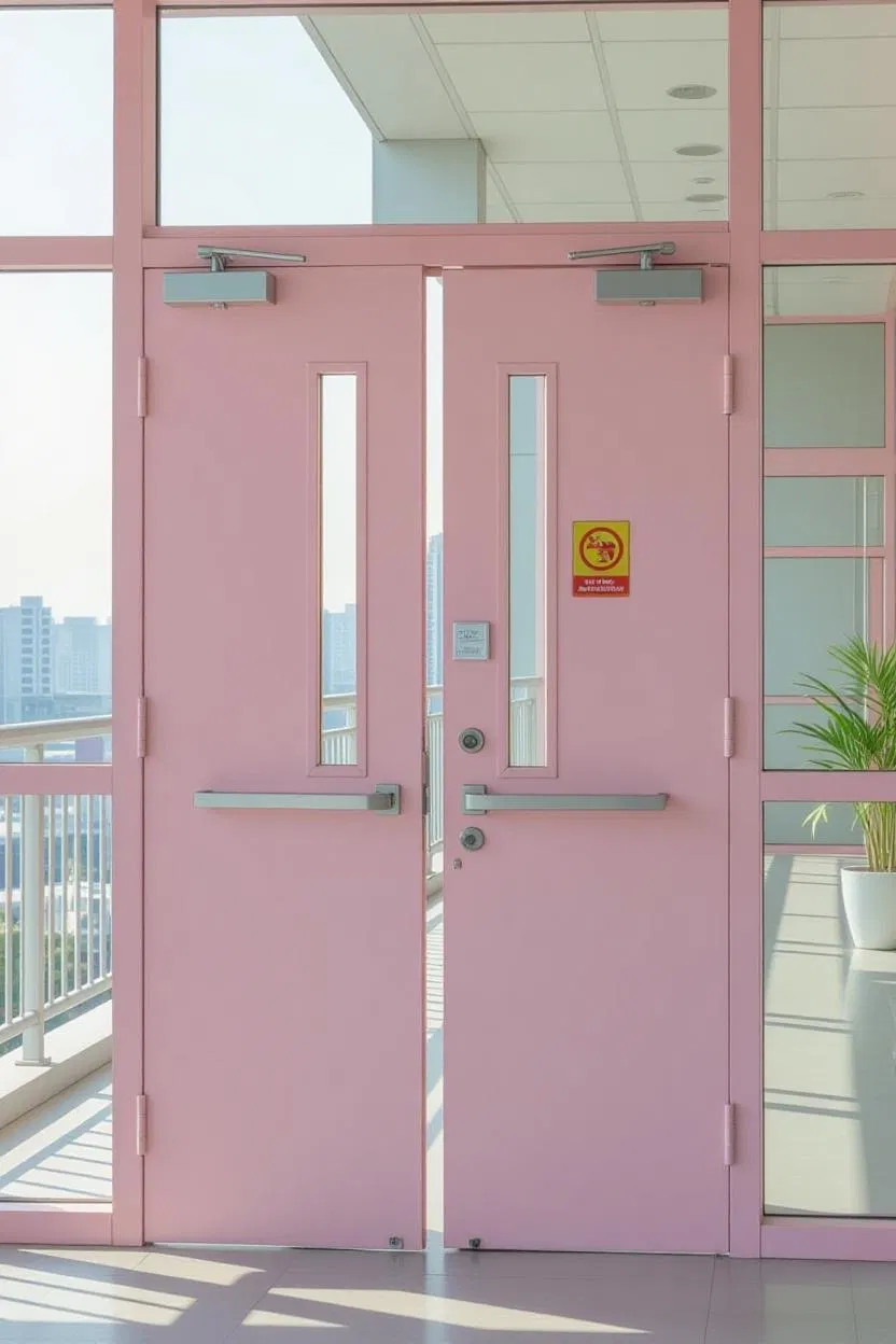 OEM/ODM Available Fire-Rated Steel Door with Factory Price for Security and Safety