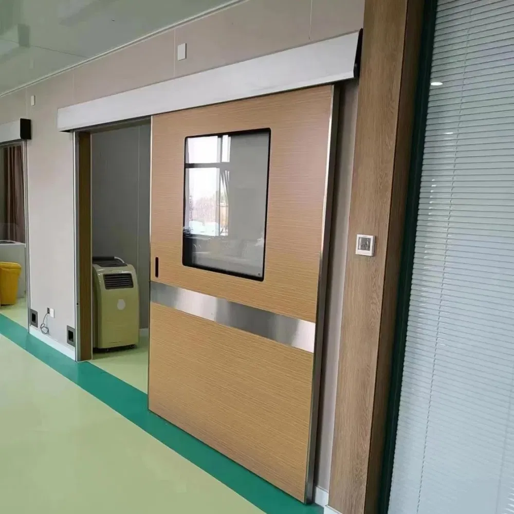 Sealed Automatic Lead Lined Hollow Metal Door X-ray Shielding Sliding Door for Hospital Door
