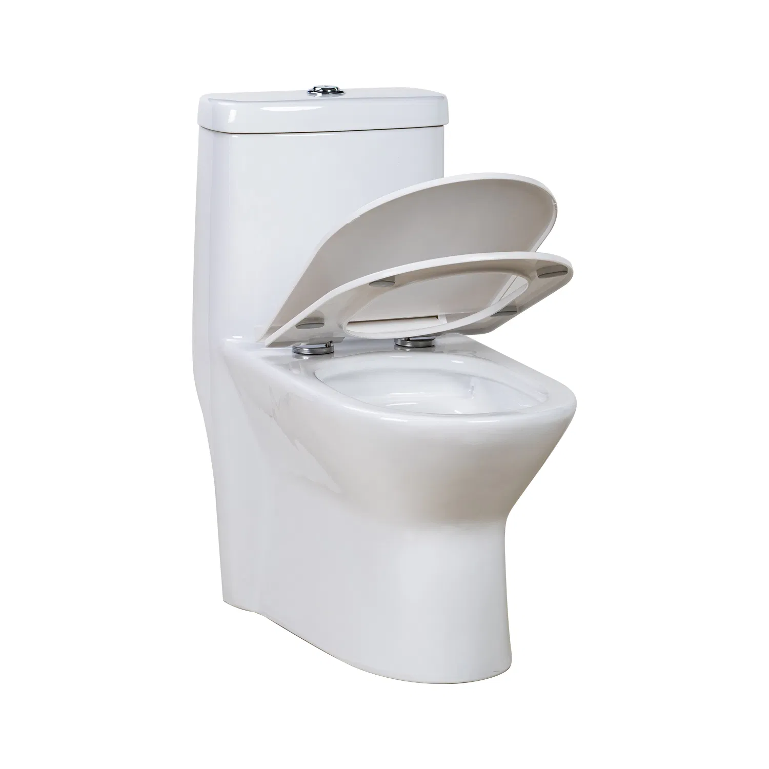 Modern S-Trap Siphon Flushing Elongated Floor Mounted Bathroom Accessories Sanitary Ware Wc Ceramic One Piece Toilet Bowl