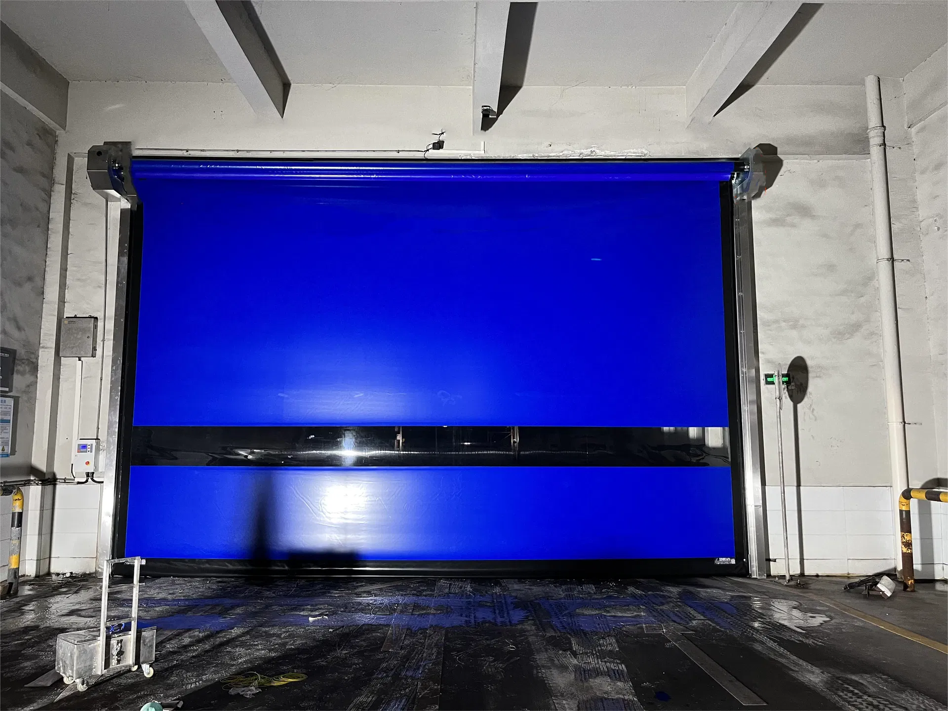 PVC Fabric Zipper Door Detail