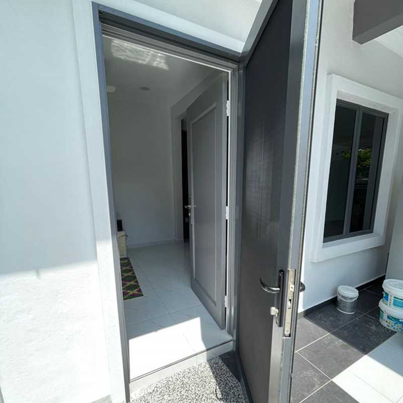 Hinged Security Door with Stainless Steel Screen Mesh