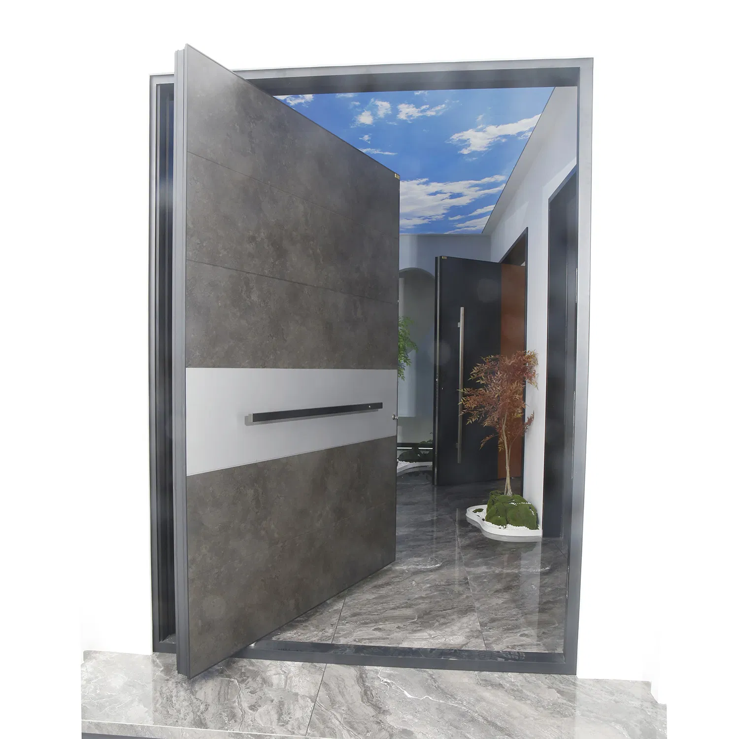 Reliable Performance Aluminum Metal Entry Door