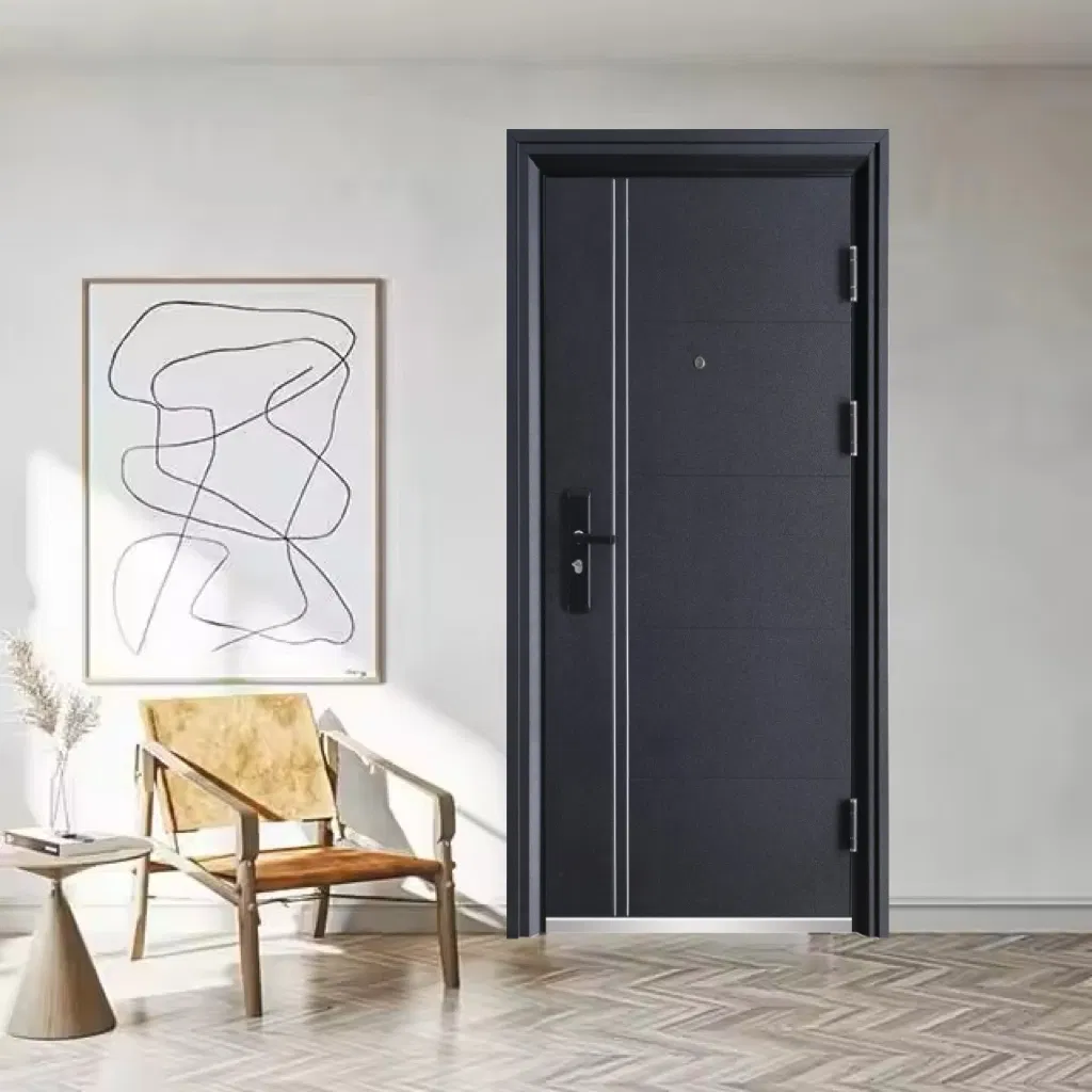 Metal Security Cold Rolled Steel Door Single Gate for House Entrance
