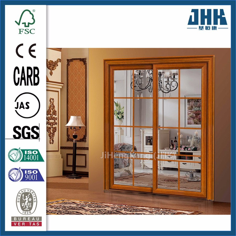 Jhk 24 in. X 42 in. Beautiful Louvered Wood Cafe Door