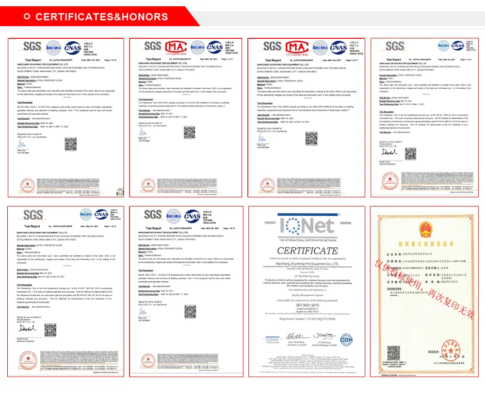 Quality Certifications