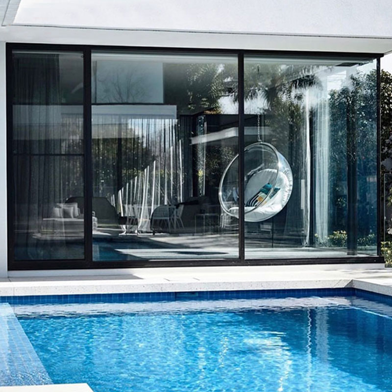 Modern Stainless Steel Mesh Sliding Door for Elegant Villas