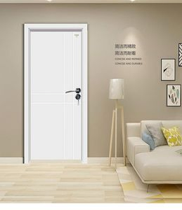 High-Quality MDF Flush Solid Core Acoustic Soundproof Door for Home Renovation