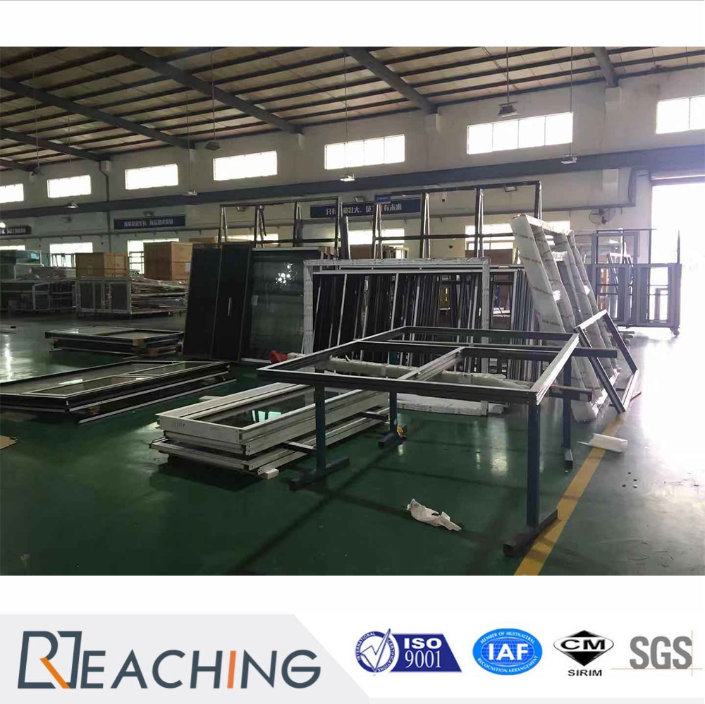 Aluminum Profile Thermal Break Sliding Doors with Stainless Steel Mesh