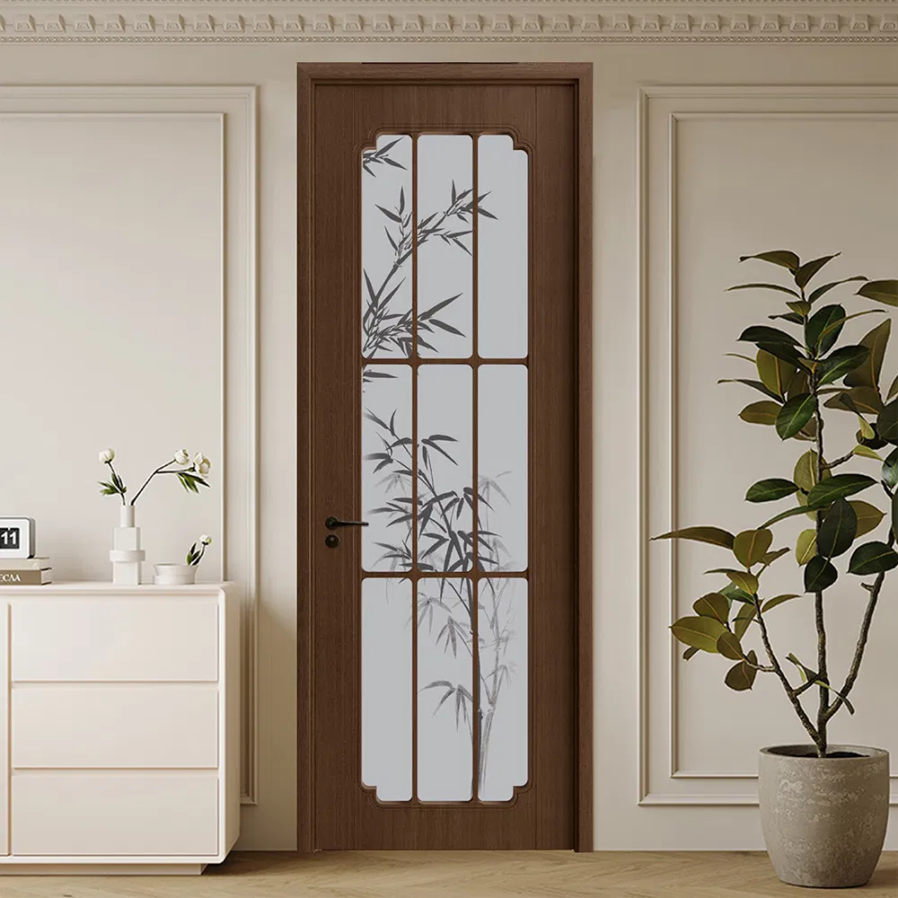 Flush Solid Core Acoustic Soundproof Door Composite Wooden Door Solid Wood Door PVC Door Stylish PVC Door for House Applications