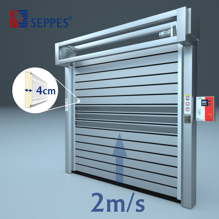 Factory Direct Sale Hard Fast Roller Shutter Door Spiral Metal Roll up Door