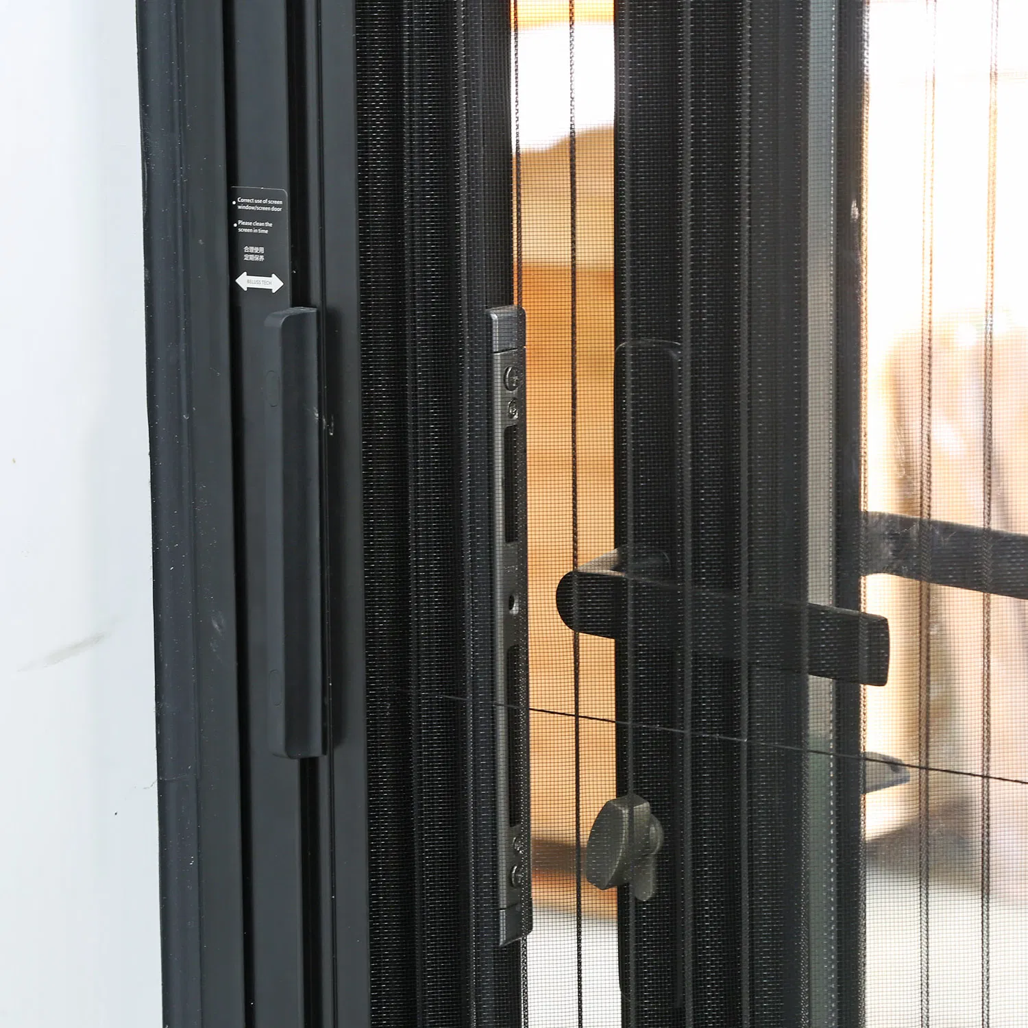 Australian Design Aluminum Sliding Door with Stainless Steel Mesh Mosquito Net