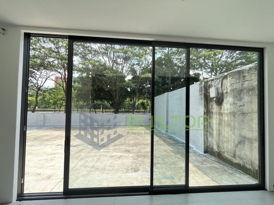 Modern Stainless Steel Mesh Sliding Door for Elegant Villas