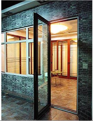 China Factory Lowest Price Black Soundproof Metal Door Acoustic Aluminium Door