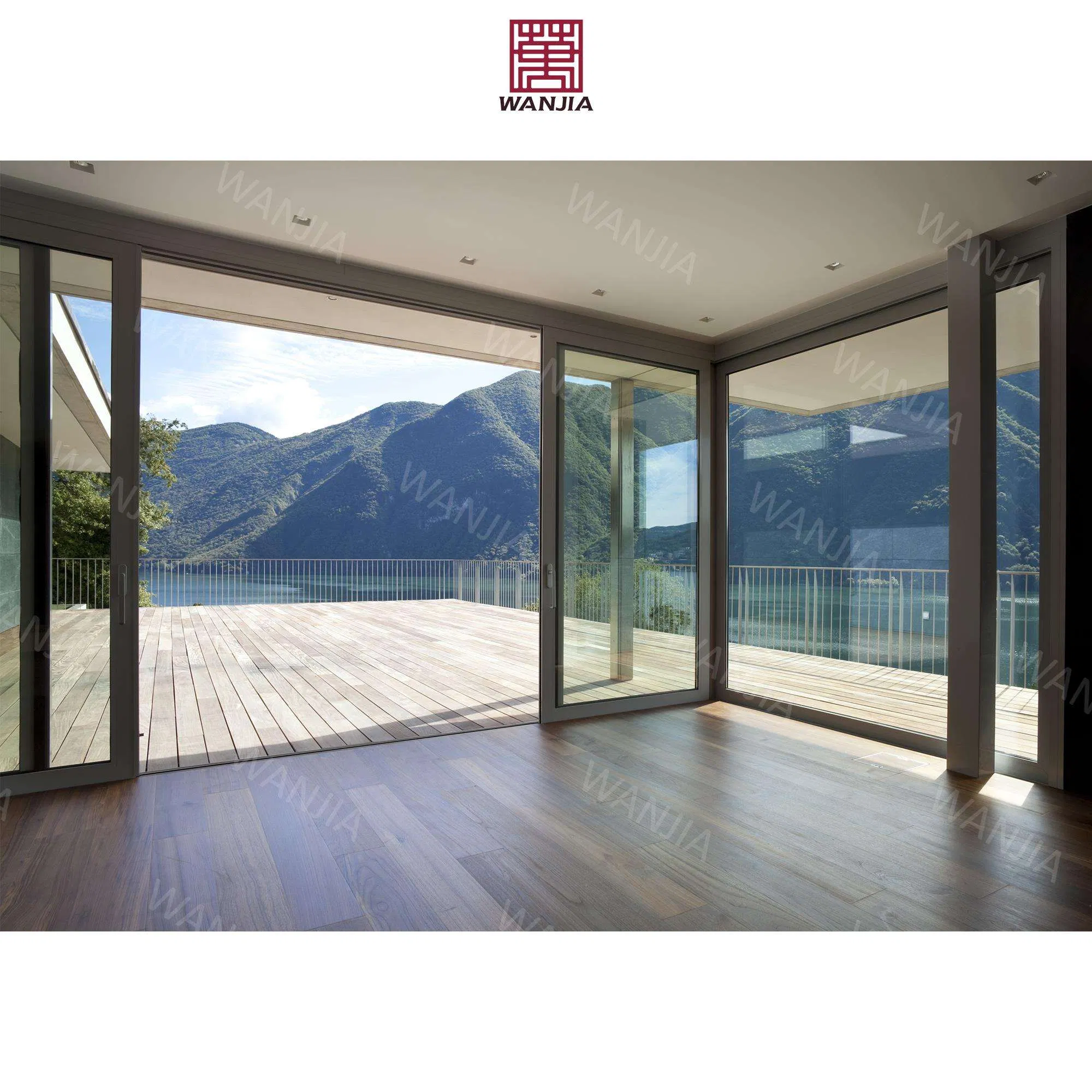 Custom-Made Louvered Doors/Aluminum Alloy Sliding Glass Doors