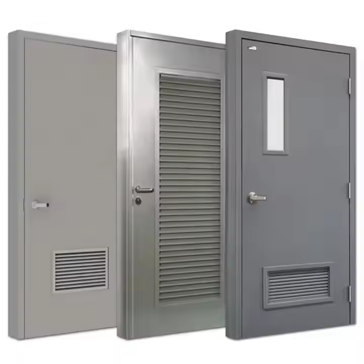 Metal Security Door for Apartment Steel Louvered Door