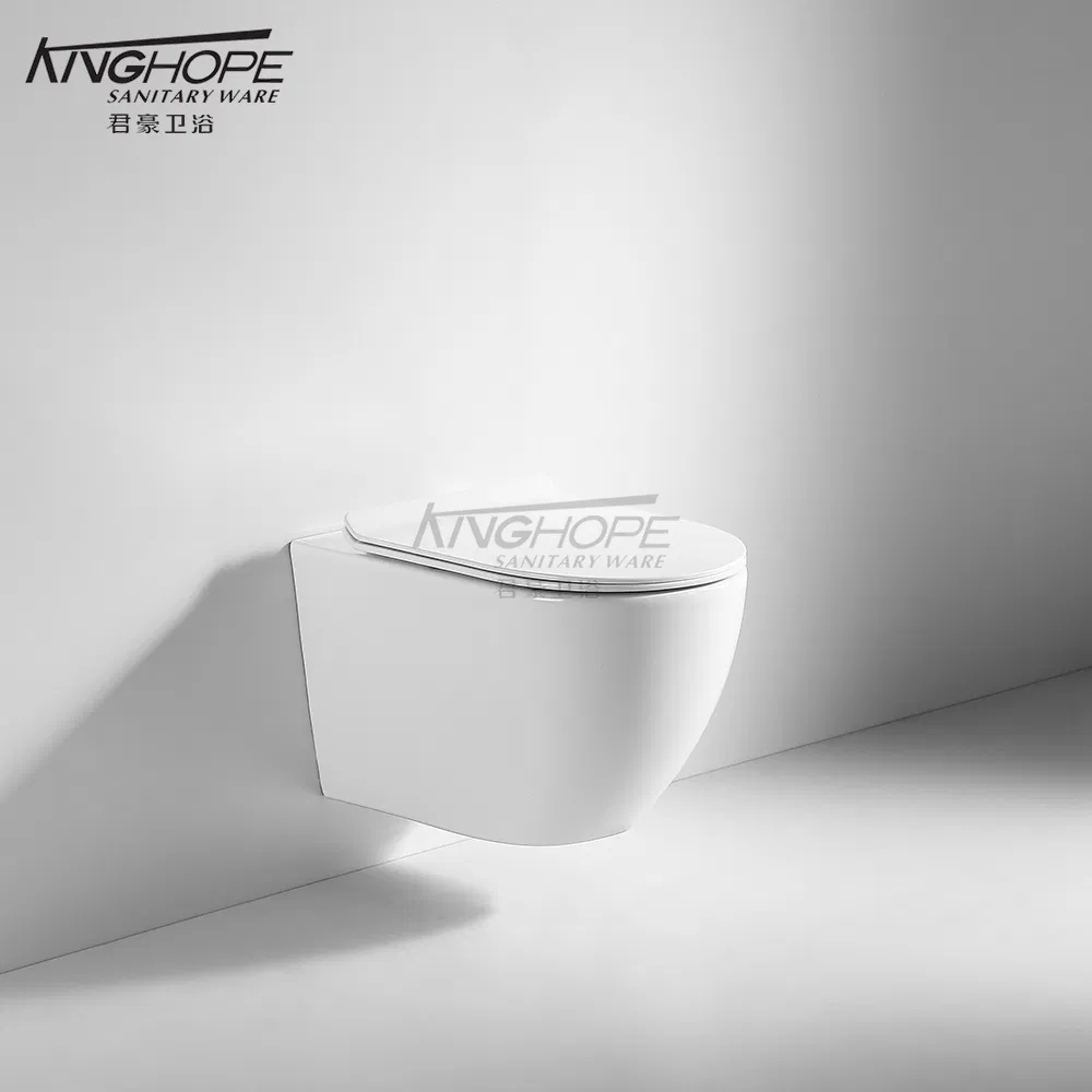 CE Certification Ceramic Tornado Wall Hung Bathroom Toilet Space-Saving Factory Price Sanitary Ware