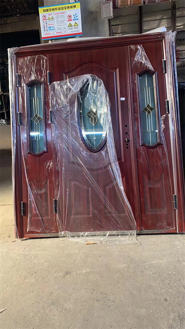 Security Glass Metal Door Oval Glass