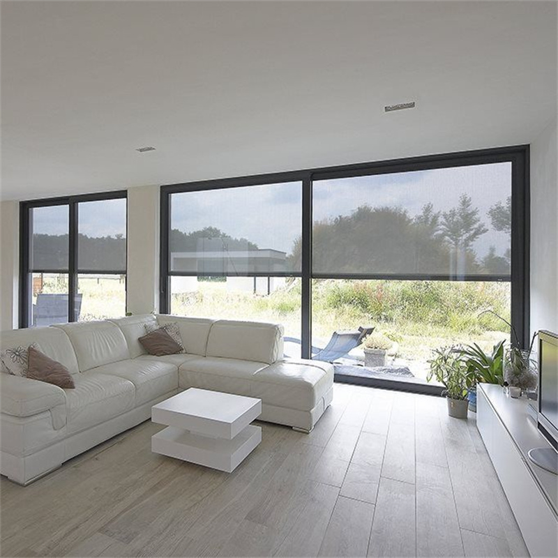 Excellent Sealed Glass Aluminium Sliding Door with Stainless Steel Mesh