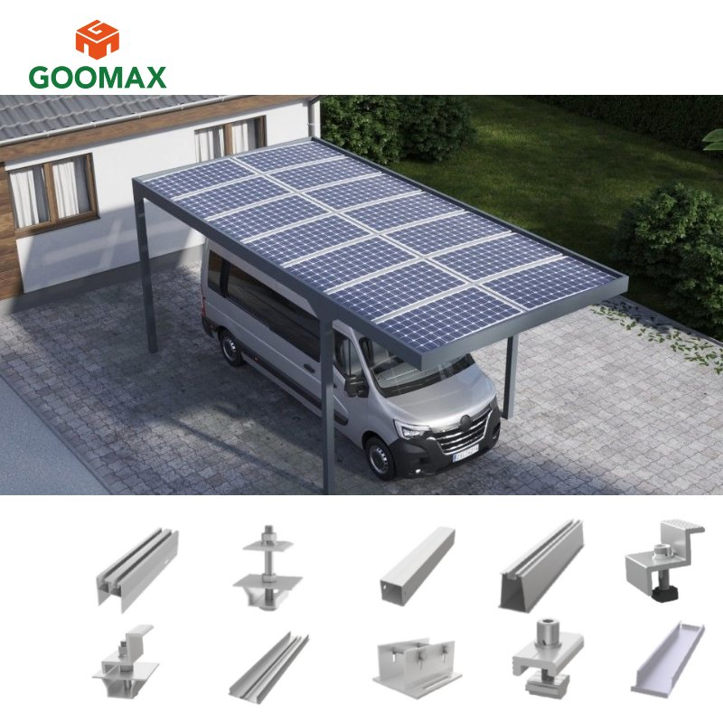 Goomax Custom Solar Carport Mounting System Solar Parking Shed Commercial Applications