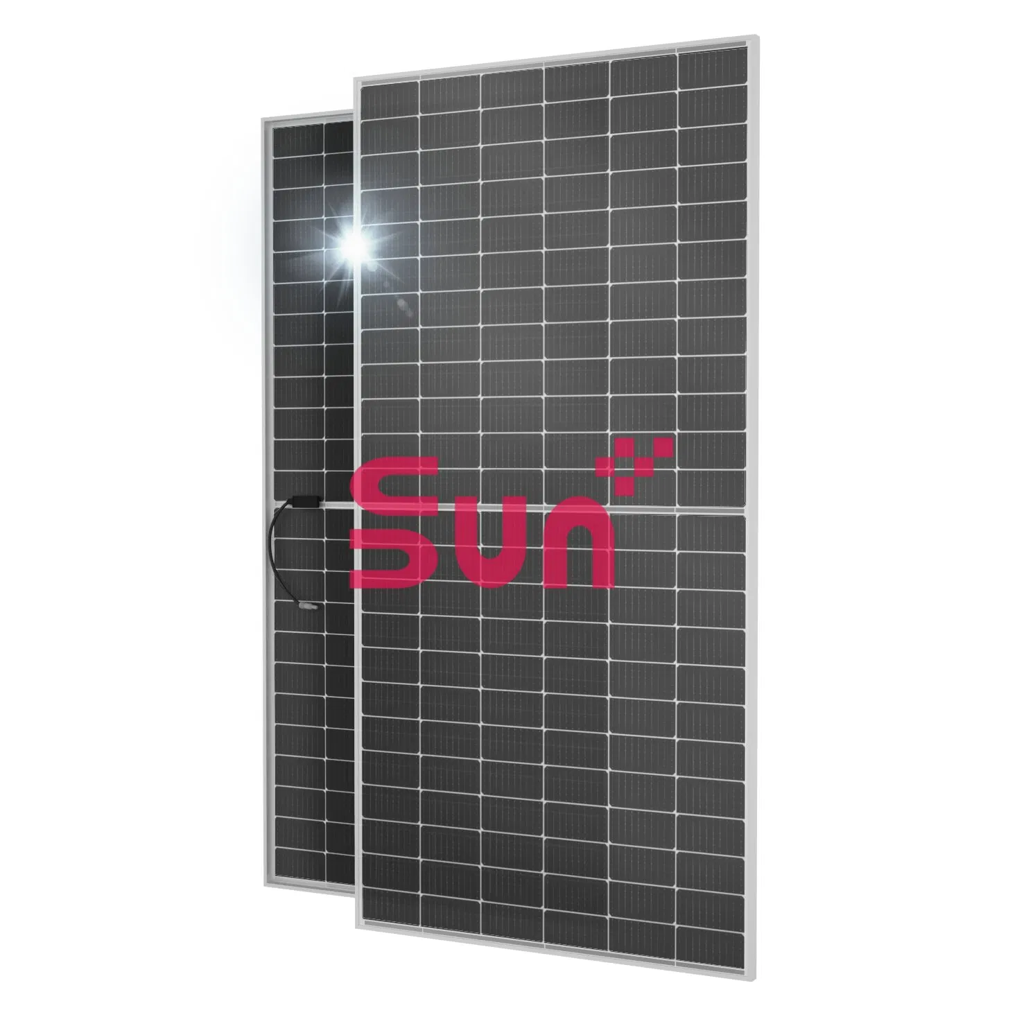 Sunplus 610W 620W Premium Bifacial Mono Solar Cell Modules for Factory Rooftops with TUV