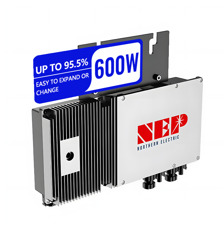 Nep Bdm-600 600W High Efficiency Micro Inverter 95.5% Cec with WiFi Solar Panel Grid Tie Microinverter for Residential &amp; Commercial Solar System