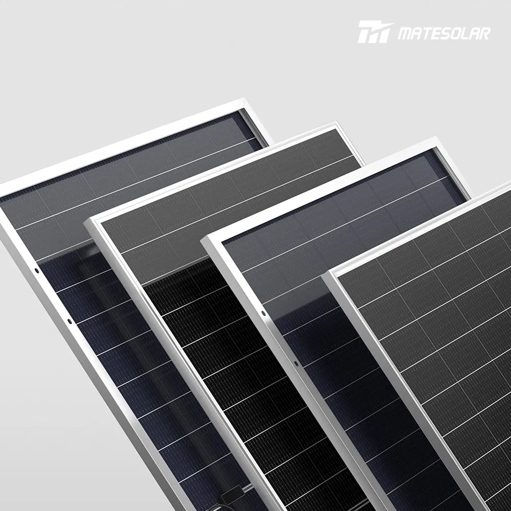 Mate Hot Sale Solar Panel 715W 720W 725W 730W N Type HJT Bifacial Double Glass Solar Module
