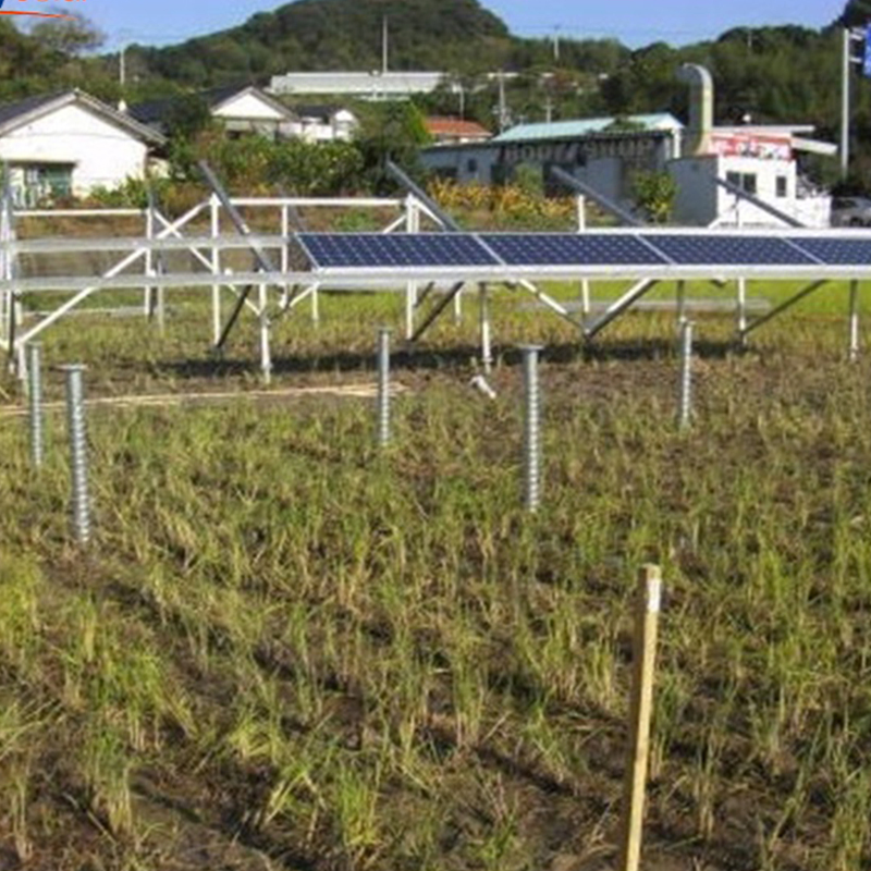 Solar Ground Moungting Farm Agriculture Galvanized Steel Aluminum Alloy Mount Structure Agricultural Mounting Bracket Kit