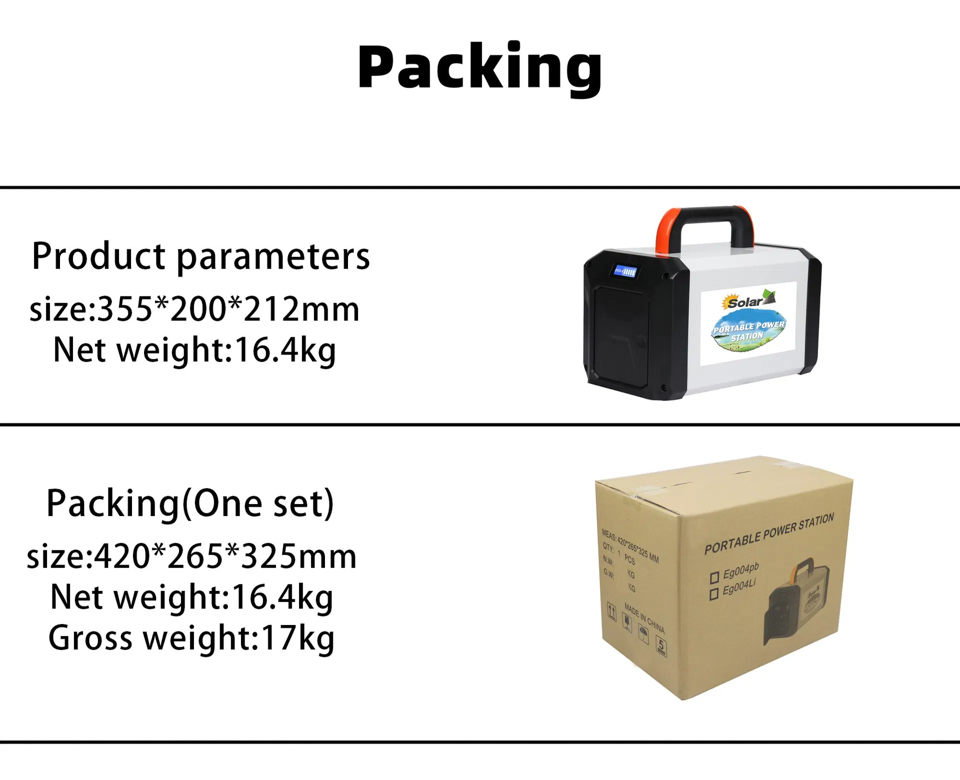 Packing Details