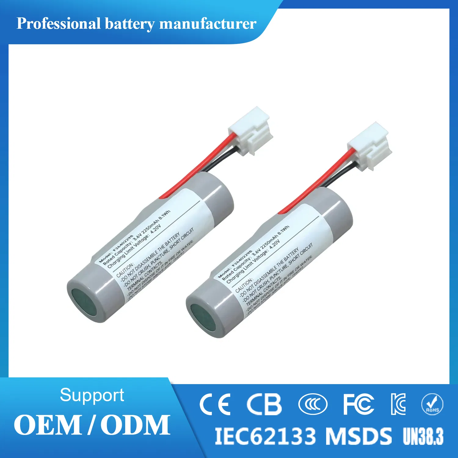 Custom 18650 Lithium Battery Pack for Enhanced Terminal Functionality