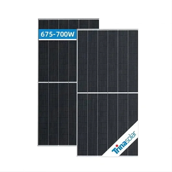 Trina 670W 700W 720W Half Cell Wholesale Poly PV Fold Flexible Black Monocrystalline Polycrystalline Photovoltaic Module Mono Solar Energy Sun Power Panel