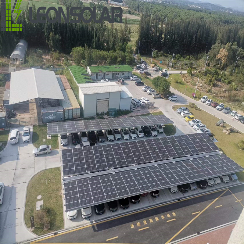 Durable Aluminum Solar Panel Carport Mounting System for Weatherproof Protection