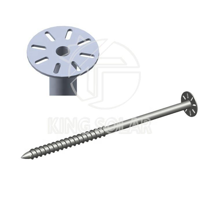 Efficient Ground Screw Pile Solar Mounting Solution