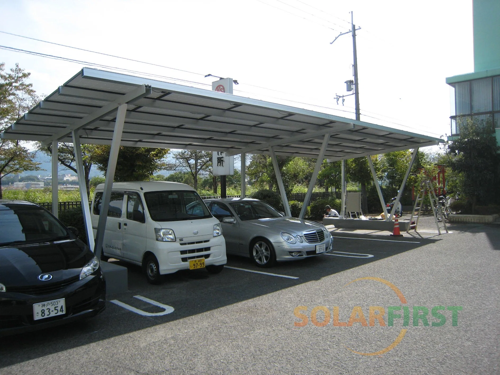High Quality Carports Ballasted Ground Mounting for Solar Panel