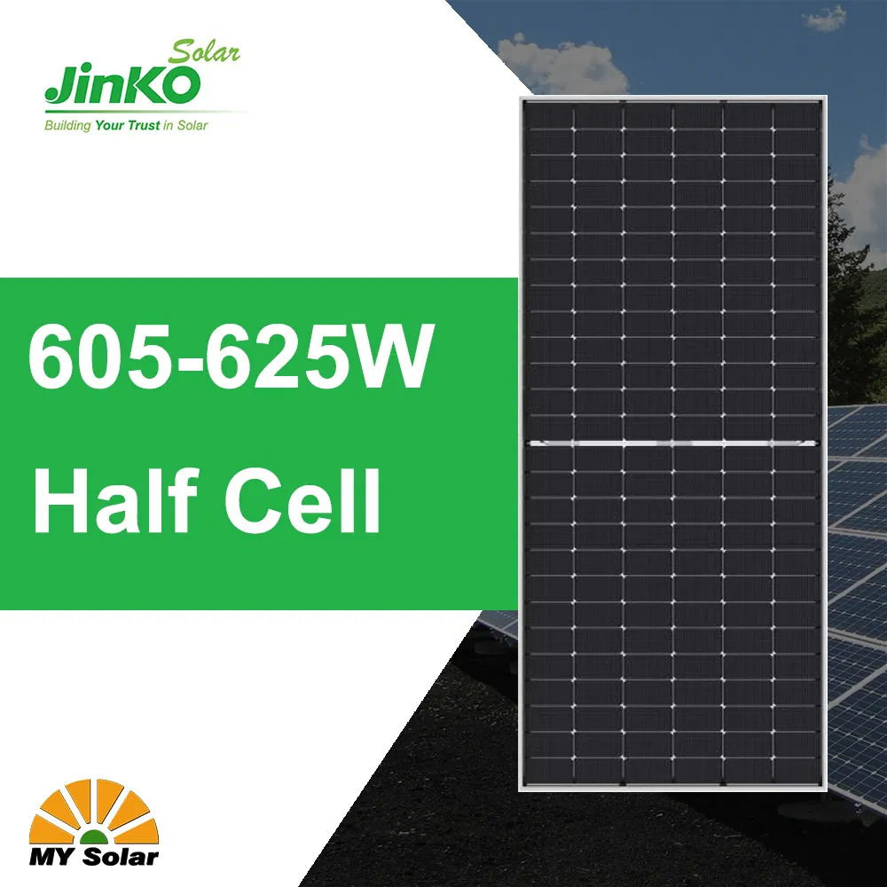 Original Jinko Solar Panels Topcon N-Type Bifacial Mono Modules 625W IEC ISO TUV