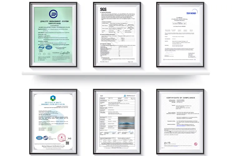 Quality Certifications