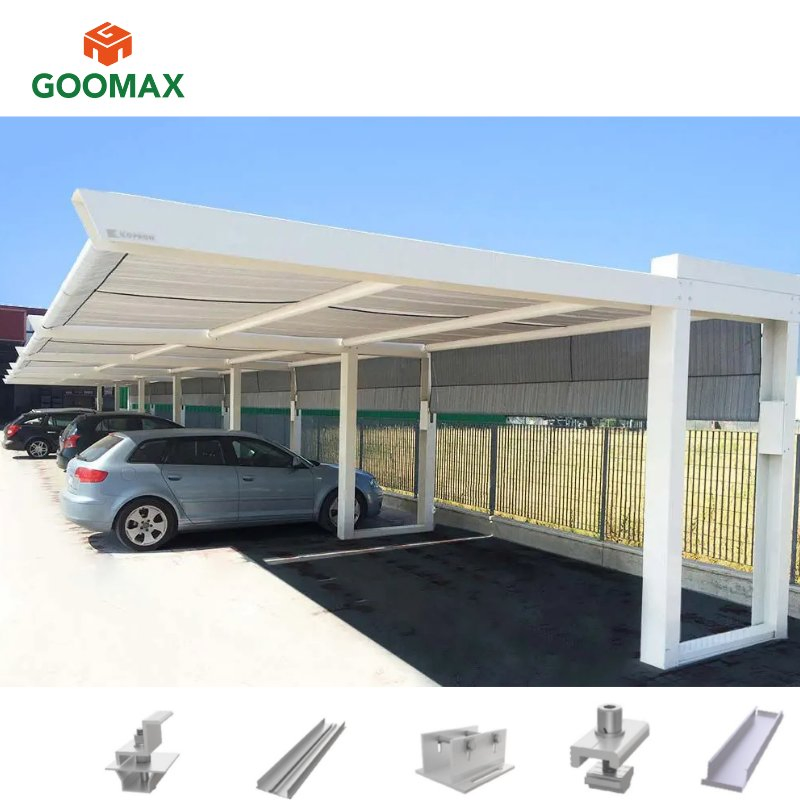 Goomax Custom Solar Carport Mounting System Solar Parking Shed Commercial Applications