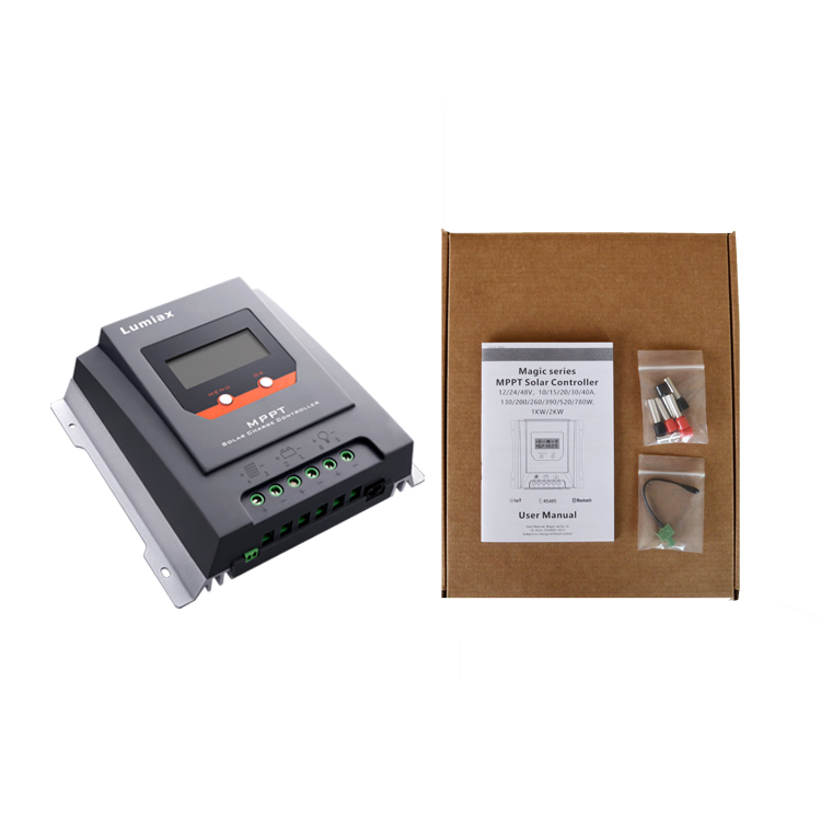 20A 30A 40A MPPT Solar Charge Controller 12V 24V LCD off Grid Solar Energy System