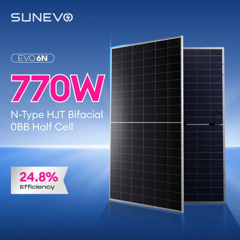 Wholesale China 770W Solar Panel Monocrystalline N Type Bifacial Photovoltaic Module