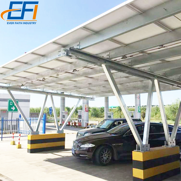 Residential Solar Carport Brackets Metal Carport Structures Solar Mounting for Parking