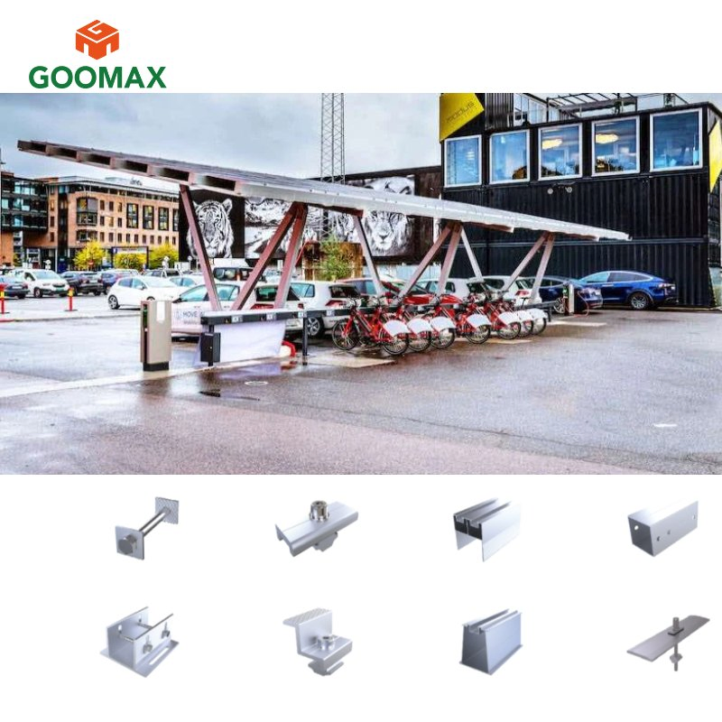 Goomax Custom Solar Carport Mounting System Solar Parking Shed Commercial Applications