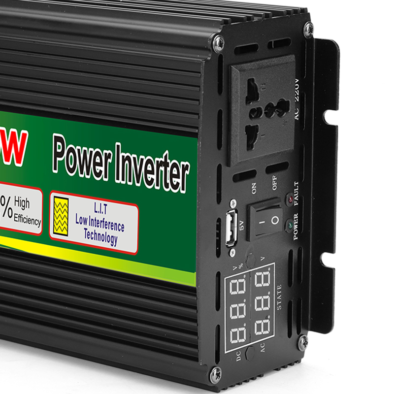 2025 Hot Sale 3000W Grid Tie Solar Inverter MPPT Pure Sine Wave Micro Inversor DC12-24V PV Input AC120V/220V for 36V Solar Panel Home System