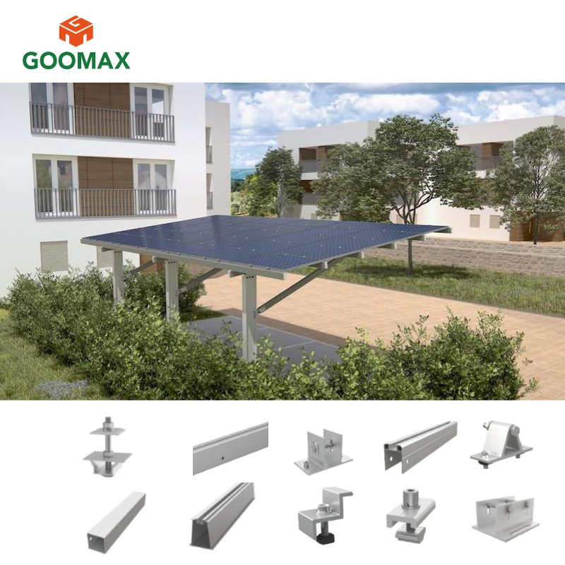 Goomax Custom Solar Carport Mounting System Solar Parking Shed Commercial Applications