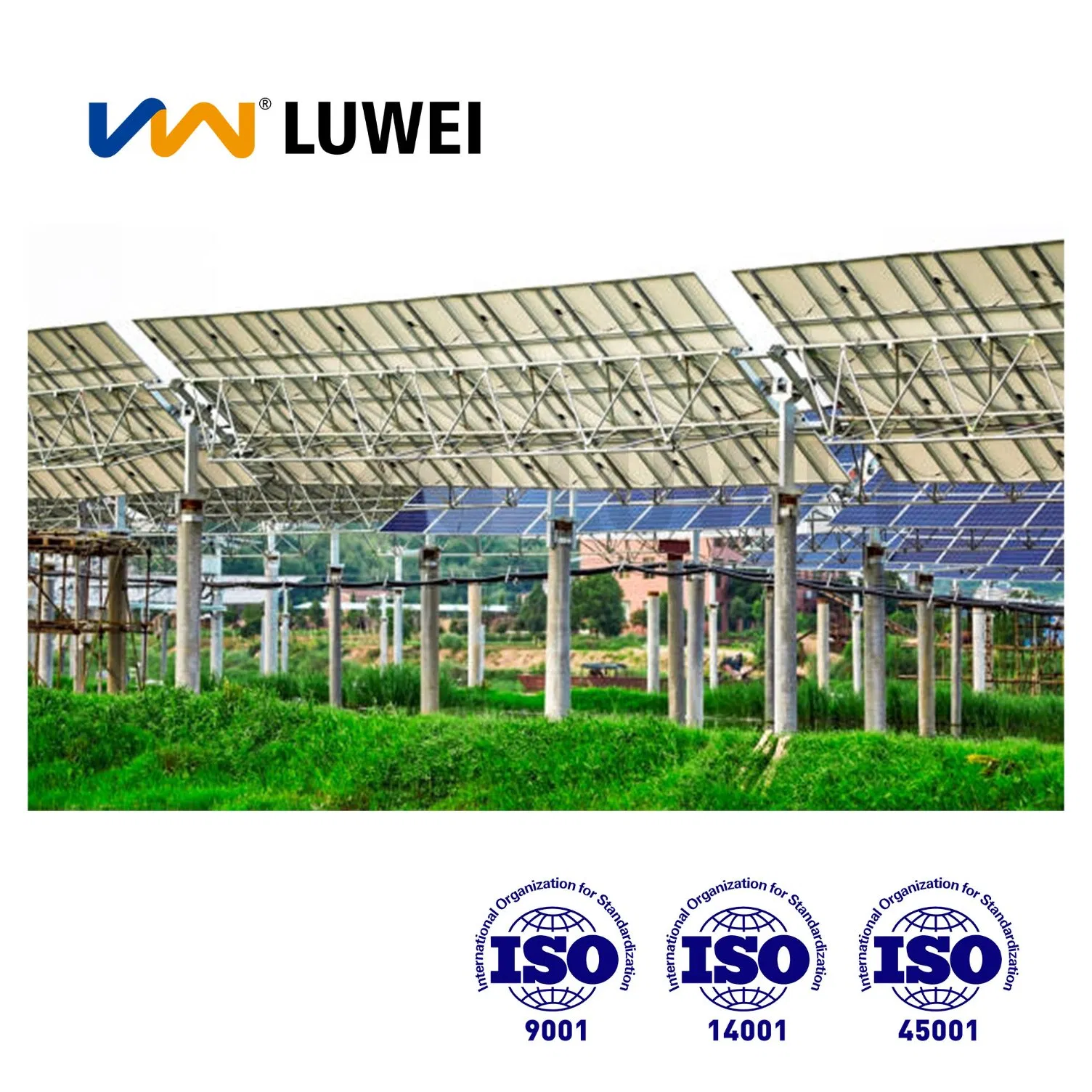 Ground Mounting for Solar Energy Panels Commercial Steel Frame Support Building material