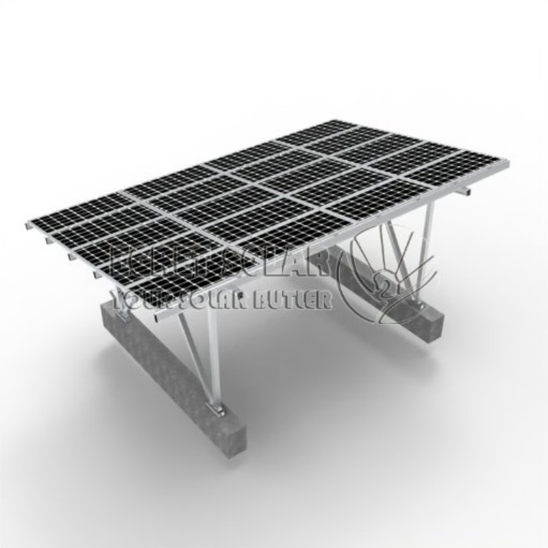 Aluminum Solar Carport Racking Structure Solar Mounting System for Efficient Car Parking