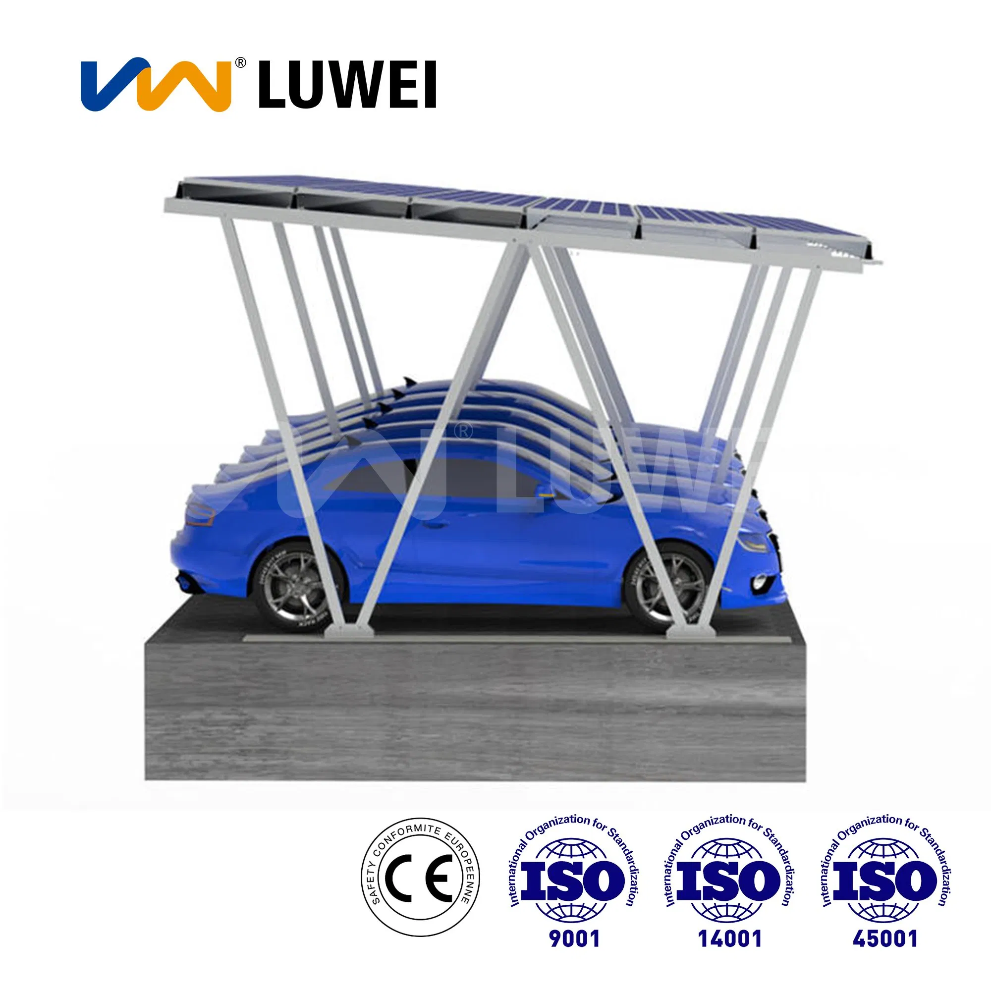 Luwei Innovative Rackings for Customized Carport Solar Mounting
