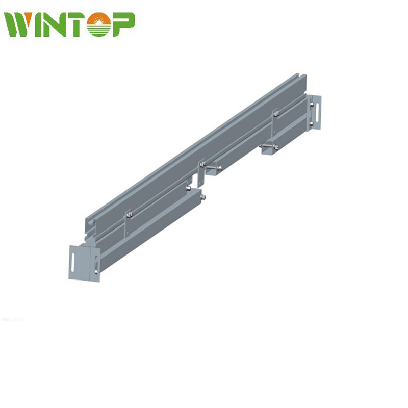 Concrete Foundation Solar Panel Ground Mounting Bracket