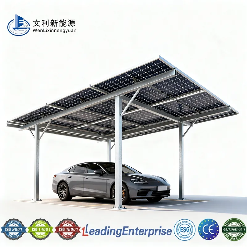 Solar Carport Mounting Structure