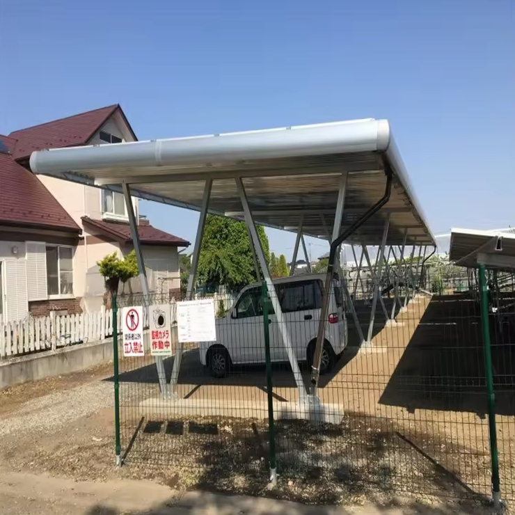 Newest Durable Safety Waterproof Aluminum and Stainless Steel Solar Carport Mounting